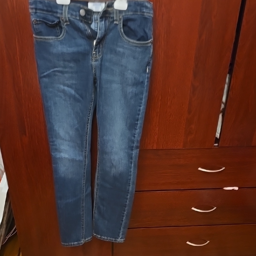 Levi's Blue Ankle Cropped Jeans